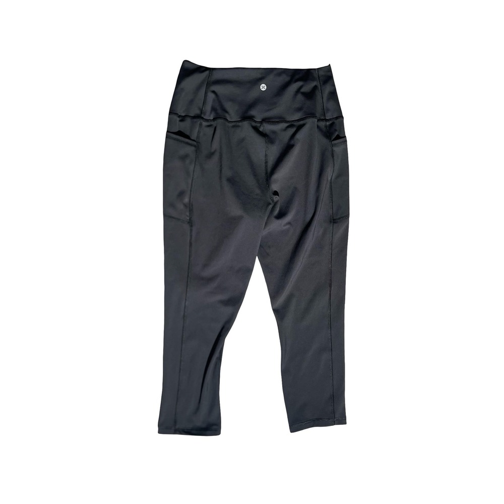 RBX Active Womens Black High Waisted Capri Leggings with Pockets Size Medium